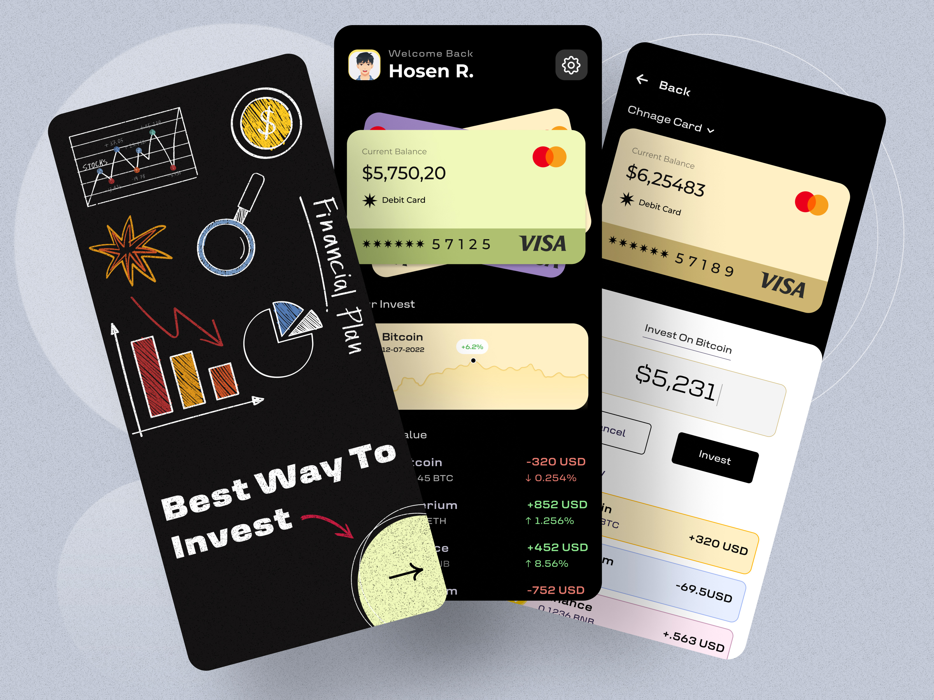 Example of Custom UI & UX Design For Mobile App
