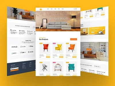 Furniture Website Design branding ebsite ecommerce app ecommerce website furniture mobile app furniture website landingpage design mobile app design shopping app shopping website ui design ui ux user interface ux perience w website design