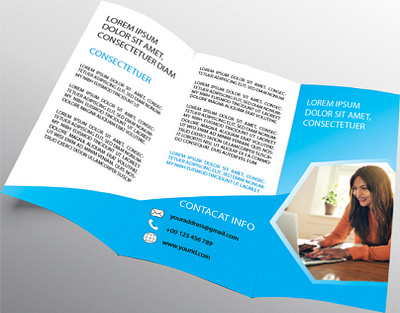 Trifold brochure design brochure design brochure template company profile design graphic design morden brochure tri fold trifold brochure design