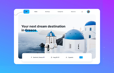 Clean Travel App Concept design graphic design ui user experience ux uxd