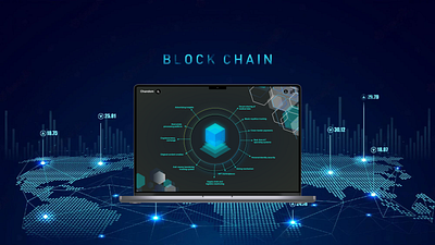 Chandome 3d animation blockchain crypto graphic design ui web 3