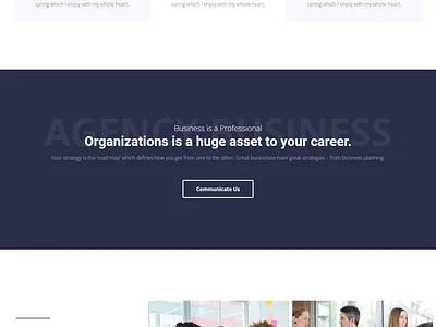 Great Agency Landing Page design elementor pro wordpress