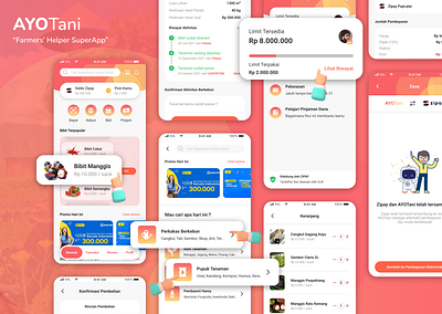 AYOTani - the Farmers' Helper SuperApp app design ui ux