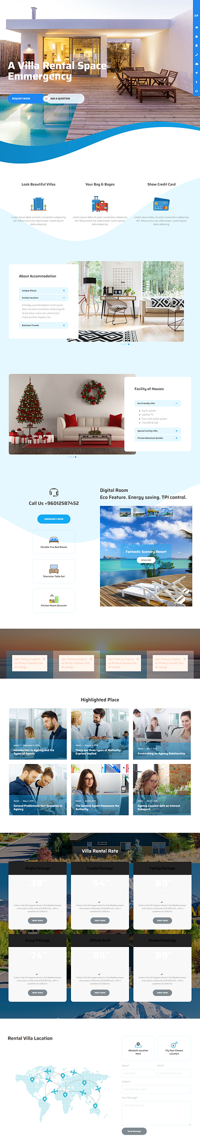 Rent WordPress Landing Page elementor pro wordpress