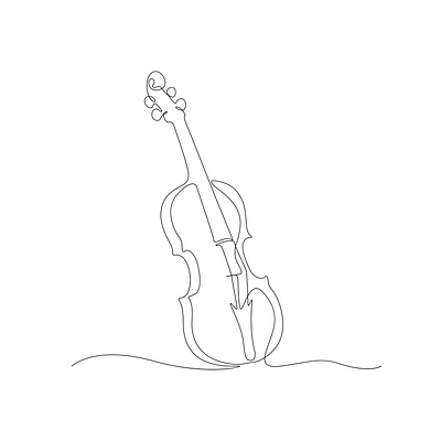 Stradivarius violin vector one line drawing illustration illustration line art line art illustration line drawing minimalist minimalist art vector art