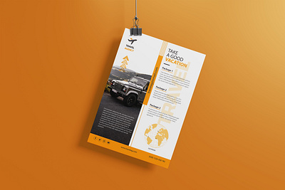 Travel Flyer Template behance best flyer design branding brochure dribbble flyer flyer design graphic design social flyer social media design tour guid travel vector