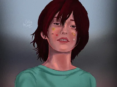 Character Portrait Illustration anime character design design illustration