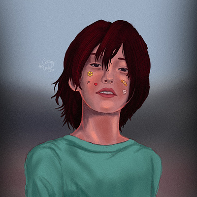 Character Portrait Illustration anime character design design illustration