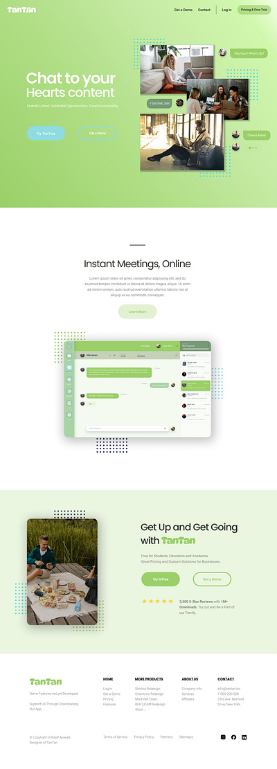 Concept Chatting App design graphic design ui ux website