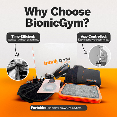 Static Ads carrousel BionicGym - Fitness and ecommerce brand ads creative static ads static ads bionic gym