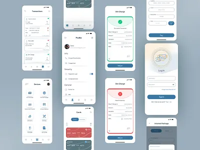 Financial Application app application design finance financial ui uiux ux