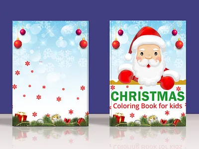 Christmas Coloring book for kids bookcover branding christmas coloring book for kids coloringbook design graphic design illustration kdp logo logo design. ui vector