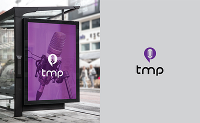 TMP Podcast Logo brand identity branding branding design design lettermark logo logo design logodesign