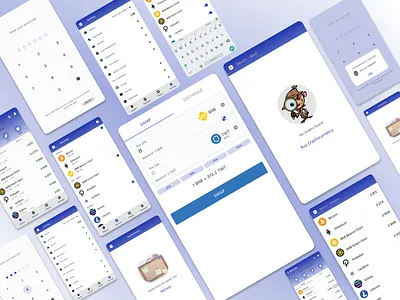 Trust Wallet app design logo ui ux