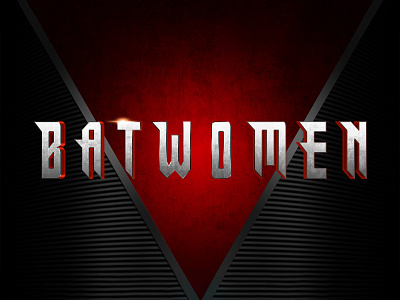 BATWOMAN | Text Effect - Photoshop Template 3d 3d text arrowverse batman batwoman design download file gotham logo mockup photoshop psd superhero template tv tv series