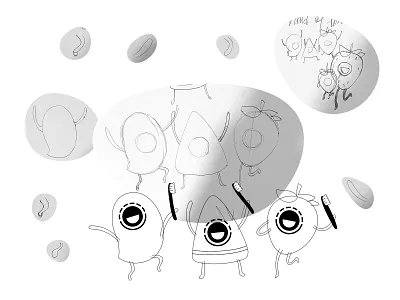 Development, kind of branding character illustration process