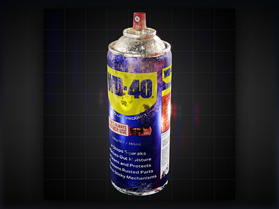 Spray Can 3d blender model