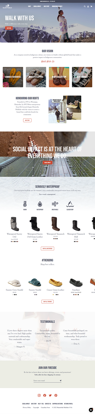 MANITOBAH SHOPIFY WEBSITE design ecommerce shopify