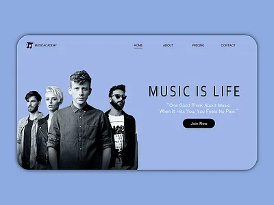 Musicacademy design graphic design ui website design
