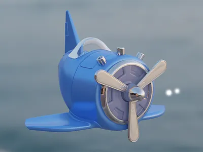 Aircraft 3D Model 3d 3d modelling animation blender graphic design