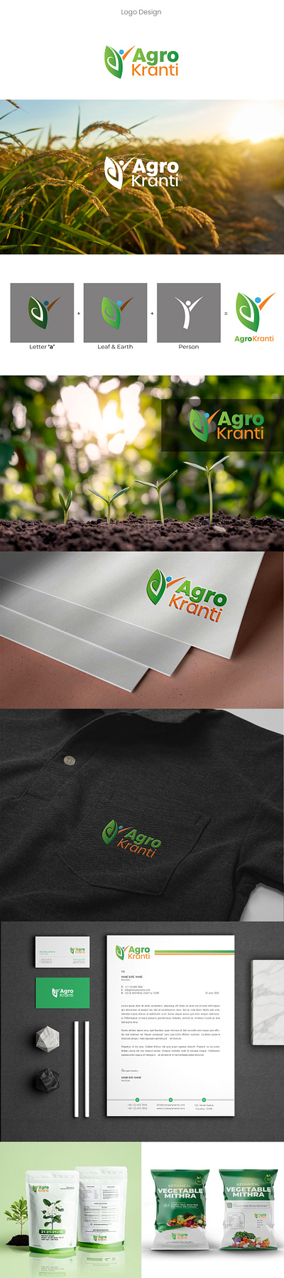 Agro kanti Logo Design agriculture agro branding design graphic design logo