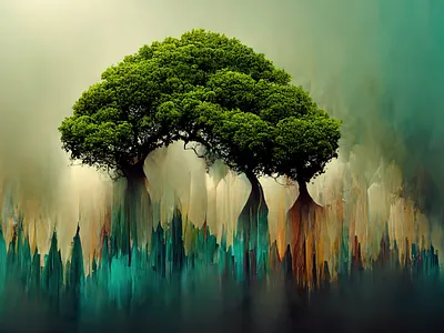 The abstract melting tree abstract background backgrounds design graphic design texture tree