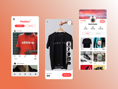 App Phubber Redesign design ui ux