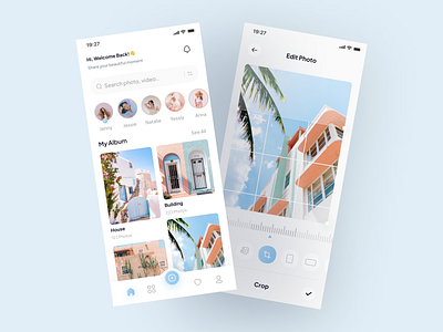 Epict | Photo Gallery Application app design branding design design app edit editapp editing editor gallery graphic design mobileapp photo ui ui ux uidesign uiux