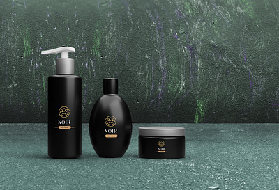Noir - Cosmetic Branding artwork brand identity branding design graphic design illustration logo