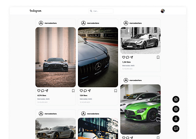 Instagram Masonry Layout design instagram masonry ui ux visual design web web design