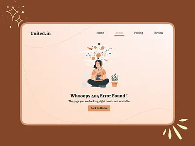 Error 404 Page 404page dailyui design error404page ui