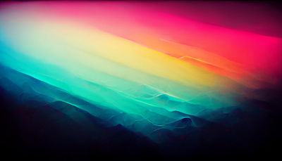 Soft Neon Waves of Gradients Background background colorful cyberpunk design digital art header neon wallpaper waves