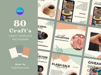Craft Template Canva Instagram canva canva apps canva pro canva template craft crafted free freebies instagram instagram craft template templates