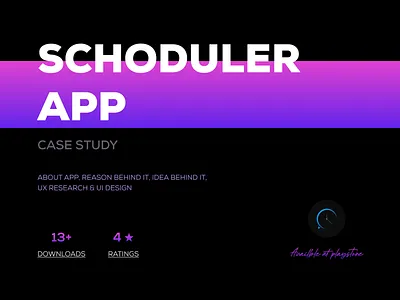 Schoduler app - Case study androidapp app casestudy appdesign bestui case study figma iosapp iosappdesign message messenger app prototyping schedule shopping ui uiux ux webdesign website wireframing xd