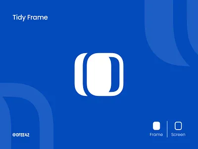 Tidy Frame Logo app branding design icon logo