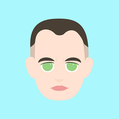 Avatar Picture Icon Flat Design Portraits avatar branding design digital art flat forrest gump graphic design icons illustration logo ui