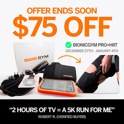 Weight loss static ads - BionicGym static ads