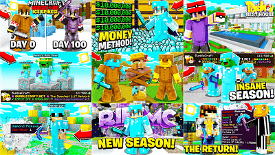 Minecraft Graphics Design - YouTube Thumbnails 2d 3d design game design graphic design minecraft minecraft thumbnail photoshop youtube thumbnails