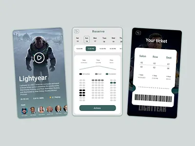 Cinema Tickets animation ui animation ui app app design app ui design application design appui cinema cinema ui cinema ui design cinemaui ticket ticket ui ticket ui design ui uiux ux