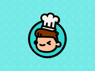 Ludwig Plate Up! Sticker atrioc branding design flat funny happy icon illustration immersive inkscape logo ludwig mint mogul moves restaurant smile stanz sticker vector wink