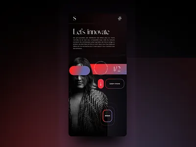 Let's innovate Responsive design appdesign design illustration interaction logo minimal mobileapp responsive uidesign uiux uxdesign webuiux