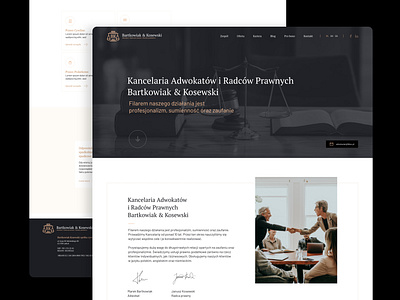 Advocate Office advocate ui ux website ław