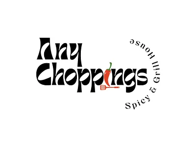 Any choppings branding design food graphic design logo