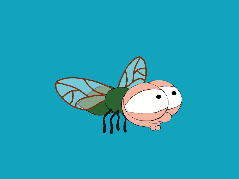 Family Guy - Modo Flies 2d adobe aftereffects animal animation animator art artist cgi character design design digital art family guy graphic design illustration illustrator modorby moho motion graphics nft