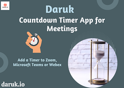 Perfect Meeting Countdown Timer App - Daruk countdowntimerformeetings countdowntimerforzoom timerformeetings timerforwebex videotimerformeetings videotimerforzoom