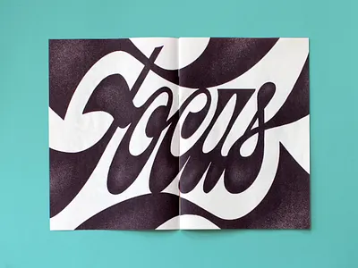 Focus - Lettering magazine design focus graphicdesign lettering logo magazine newspaper photoshop print scriptlettering type typography vintage zine