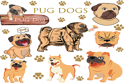 Cute Pug Clipart animal clipart clipart puppies cute pets clipart cute pug dog clipart little dog pug clip art pug puppy pug watercolor pug watercolor clipart puppy watercolor set sport vector wallpaper