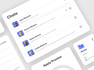 Ui Component Animation animation blue calendar call cards chat clean dark mode dashboard graph isometric minimal motion design navigation notification theme ui ui component web white