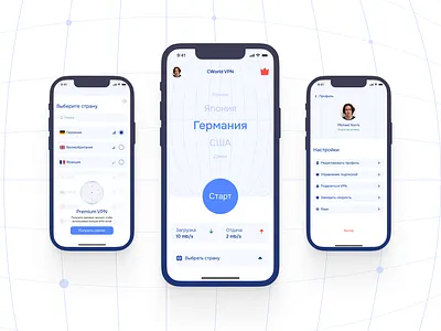 CWorld VPN Service UI design figma ui ux