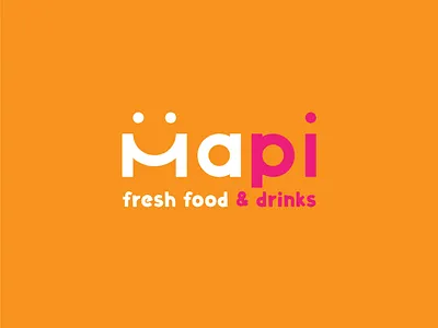 LOGO DESIGN for HaPi (fresh food & drinks restaurant) 3d animation branding design graphic design illustration logo motion graphics ui vector